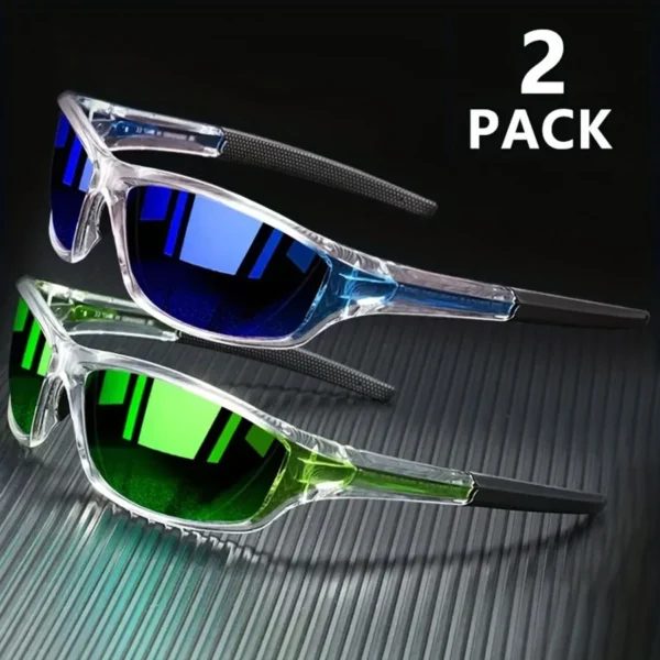 2pairs Sports Polarized Sunglasses for Men